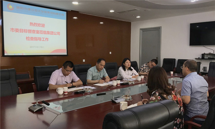 市委目督室督导检查新世界娱乐城
项目推进工作